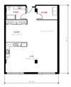 1 Bed 1 Bath A16